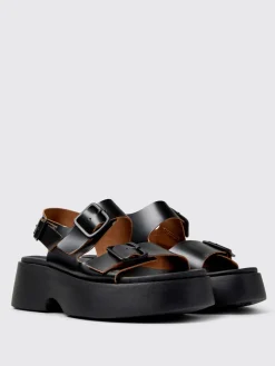 Sandalo Tasha Camper in pelle spazzolata