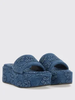 Sandalo The Puffy Daisy Denim Platform Marc Jacobs in denim