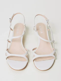 Sandalo Twinset Actitude in pelle sintetica