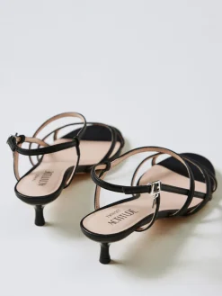 Sandalo Twinset Actitude in pelle sintetica