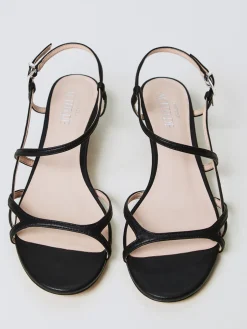 Sandalo Twinset Actitude in pelle sintetica