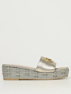 Sandalo Valentino Garavani in pelle laminata a grana