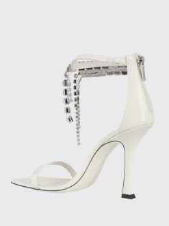 Sandalo Verity Jimmy Choo in vernice con cristalli