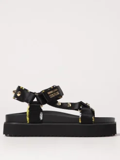 Sandalo Versace Jeans Couture in nylon con borchie