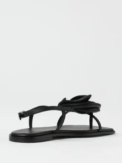 Sandalo Vic Matiè in pelle con fiore