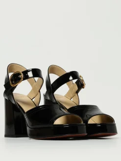 Sandalo VLogo Signature Valentino Garavani in vernice