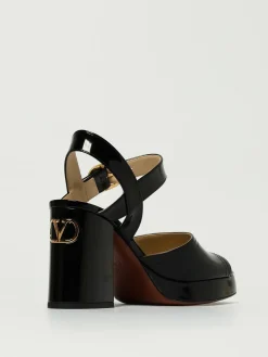 Sandalo VLogo Signature Valentino Garavani in vernice