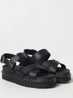 Sandalo Voss II Dr. Martens in pelle a grana naturale