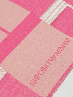 Sciarpa con maxi logo Emporio Armani