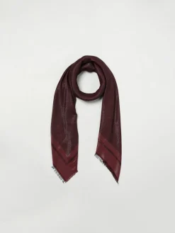 Sciarpa Elisabetta Franchi in viscosa con monogram jacquard