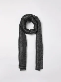 Sciarpa Emporio Armani in viscosa con logo jacquard