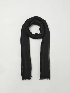 Sciarpa Emporio Armani in misto modal con logo jacquard