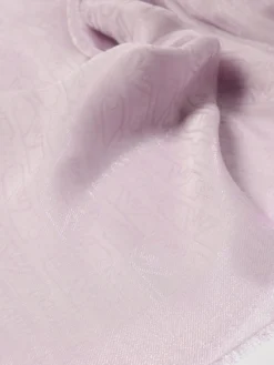 Sciarpa Emporio Armani in misto cotone con logo jacquard