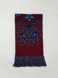 Sciarpa Etro in lana con motivo floreale jacquard