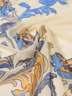 Sciarpa Etro in misto cotone con stampa foliage