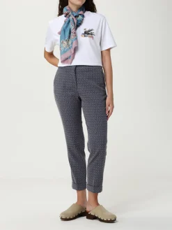 Sciarpa Etro in misto lana con stampa floreale