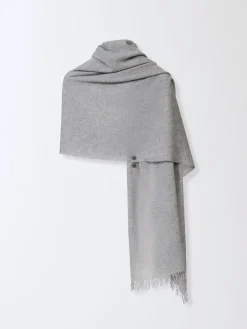 Sciarpa Fabiana Filippi in misto lana con dettaglio piercing in filo diamante