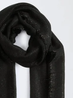 Sciarpa Fabiana Filippii in cashmere e seta con paillettes ricamate