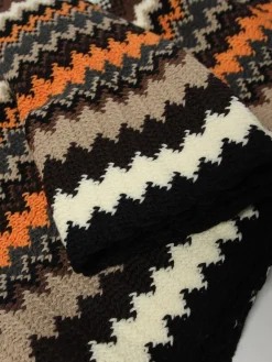 Sciarpa in lana a zig zag Missoni