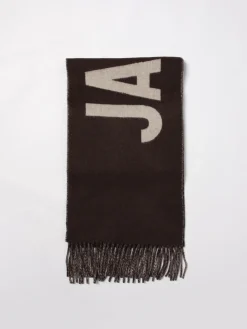 Sciarpa Jacquemus in lana vergine con logo jacquard