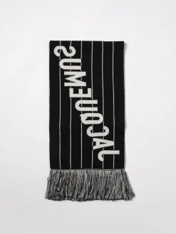 Sciarpa L'Echarpe Liga Jacquemus in lana merino con logo jacquard