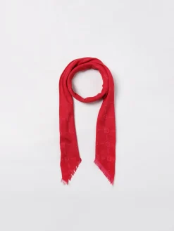 Sciarpa Love Birds Pinko in modal con monogram jacquard