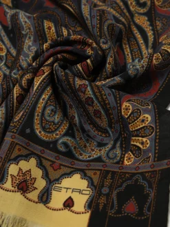 Sciarpa Paisley Etro in misto lana stampata