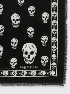 Sciarpa Skull McQueen in seta