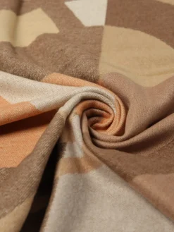 Sciarpa Twinset in misto viscosa con logo all over