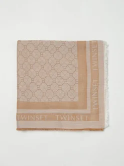 Sciarpa Twinset in modal con Oval T jacquard