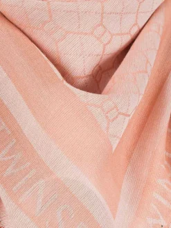 Sciarpa Twinset in modal con Oval T jacquard