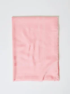 Sciarpa Twinset in viscosa con logo jacquard