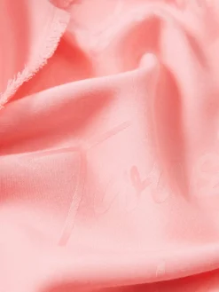 Sciarpa Twinset in viscosa con logo jacquard