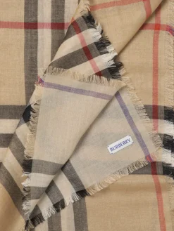 Sciarpa Vintage Check Burberry in lana e seta