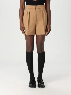 Shorts con pince in lana vergine Max Mara