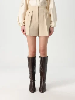 Shorts con pince in lana vergine Max Mara