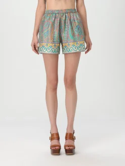 Shorts Etro in seta con stampa paisley