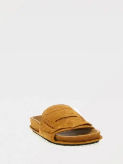Sliders Les Sandales Jacquemus in camoscio
