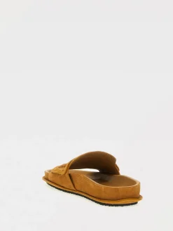 Sliders Les Sandales Jacquemus in camoscio