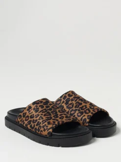 Sliders Paia Copenhagen in viscosa stampa animalier