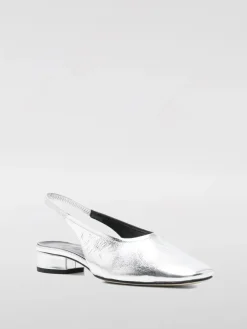 Slingback Aeyde in pelle metallizzata