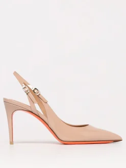 Slingback Audrey Santoni in vernice