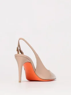 Slingback Audrey Santoni in vernice