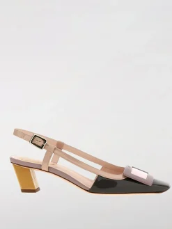 Slingback Belle Vivier Roger Vivier in vernice con fibbia decorativa