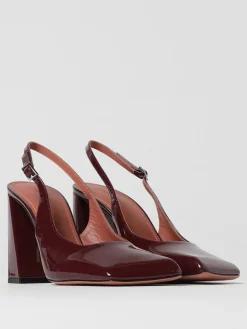 Slingback Charlotte Amina Muaddi in vernice