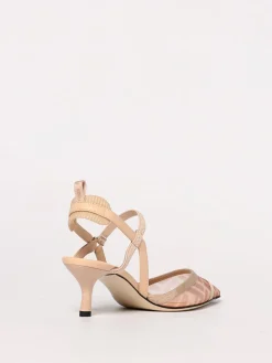 Slingback Colibrì Lite Fendi in nylon a rete e pelle