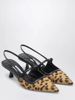 Slingback Didi Jimmy Choo in cavallino animalier