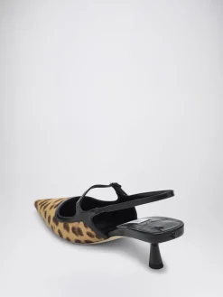 Slingback Didi Jimmy Choo in cavallino animalier
