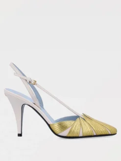 Slingback Foliefoliage Valentino Garavani in pelle laminata