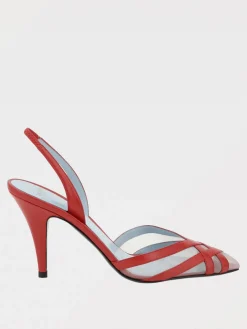 Slingback Impudance Valentino Garavani in nappa e nylon a rete